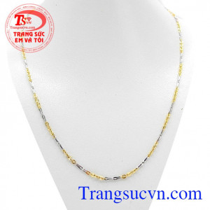 Dây chuyền nữ ý nhập 10k đeo bền đẹp,chất lượng đảm bảo,dây chuyền vàng tây,chiếc dây chuyền vàng,dây chuyền nũ đẹp