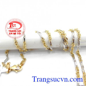 Dây chuyền nữ ý nhập 10k