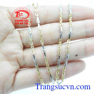 Dây chuyền nữ ý nhập 10k