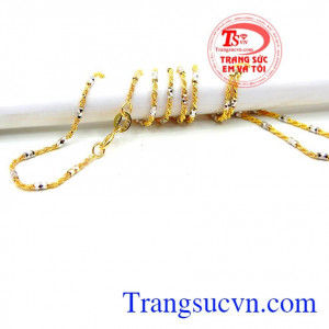 dây chuyền nữ vàng,bền đẹp,sáng lấp lánh,dây chuyền nữ hợp thời trang