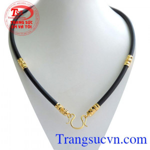 Dây cao su vàng 18k chất lượng đảm bảo uy tín