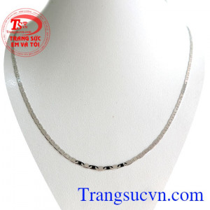 Dây vàng trắng sáng 18k Bảo hành 1 năm,dây vàng trắng 18k Italy chất lượng hàng đầu thế giới,Dây vàng trắng sáng 18k
