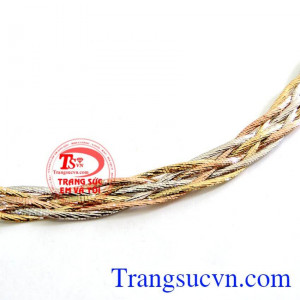 Chất lượng kiềng vàng 18k 750 bền đẹp với thời gian. Kiềng vàng 18k ITALY