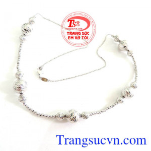 Kiềng 18k nhập Italy món quà sinh nhật. 