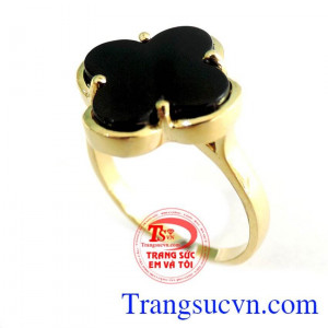 Nhẫn cỏ bốn lá mệnh thủy chất lượng đảm bảo uy tín,Nhẫn cỏ bốn lá mệnh thủy bảo hành 06 tháng,giao Nhẫn cỏ bốn lá mệnh thủy toàn quốc thanh toán an toàn 