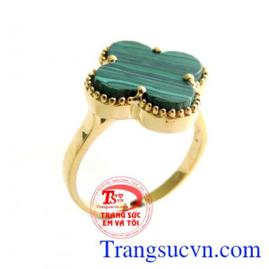 Nhẫn nữ cỏ bốn lá mênh hỏa vàng 10k chất lượng đảm bảo,Nhẫn nữ cỏ bốn lá mênh hỏa bảo hành 12 tháng,Nhẫn nữ cỏ bốn lá mênh hỏa.