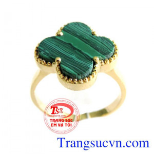 Nhẫn nữ cỏ bốn lá mênh hỏa vàng 10k chất lượng đảm bảo,Nhẫn nữ cỏ bốn lá mênh hỏa bảo hành 12 tháng,Nhẫn nữ cỏ bốn lá mênh hỏa.