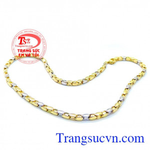 Dây chuyền nam vàng tây sang trọng