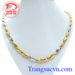 Dây chuyền nam vàng Ý 10k đẹp cá tính cho phái mạnh