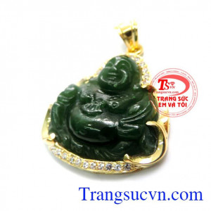 Mặt dây chuyền nam chạm khắc bọc vàng 14k sáng bóng đảm bảo chất lượng hợp thời trang, sang trọng và phong thủy