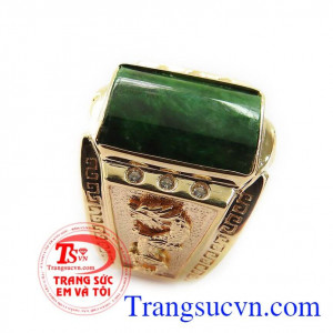 Nhẫn vàng nam rồng ngọc độc đáo cá tính cho phái mạnh, Nhẫn nam vàng tây gắn đá thiên nhiên tinh xảo phù hợp với nhiều lứa tuổi, Là sản phẩm tuyệt vời và mang lại may mắn cho người đeo