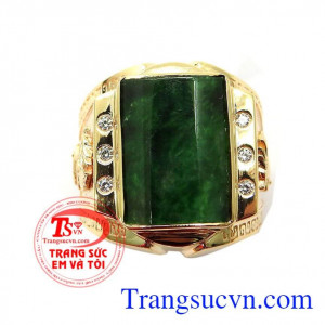 Nhẫn vàng nam rồng ngọc độc đáo là món quà tuyệt vời cho người yêu thương những dịp ý nghĩa