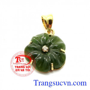 Mặt đá cỏ hoa mai bọc vàng là sản phẩm đá tự nhiên đẹp,