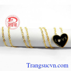 Bộ dây chuyền nữ tình yêu