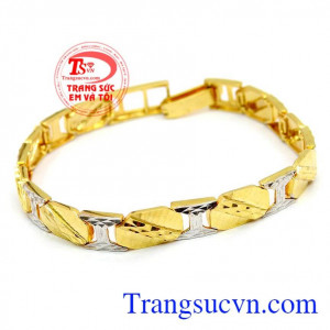 Lắc vàng thời trang nam: sản phẩm thiết kế phong cách thời trang trẻ trung,năng động. 