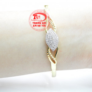 Vòng vàng tây hình chiếc lá