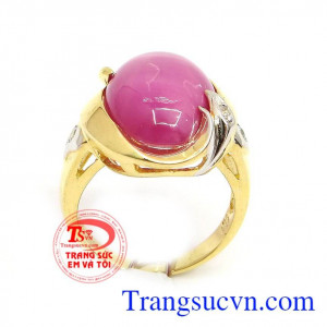 Nhẫn nữ Ruby sao nhân tạo