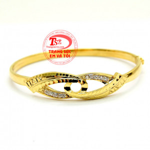 Vòng vàng tây đính đá tinh xảo