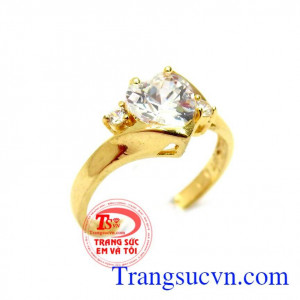 Khách hàng ưa chuộng sản phẩm nhẫn nữ vàng tây bền đẹp.Bảo hành 6 tháng,giao hành toàn quốc