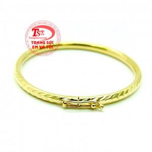 Vòng tay trẻ em xinh xắn mẫu mã đẹp, Vòng tay vàng tây cho bé được ưa chuộng
