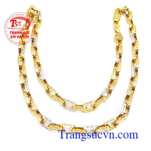 Dây chuyền vàng nam mắt xích