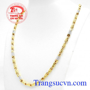  Dây chuyền cá tính dễ dàng kết hợp với mặt dây, hoặc phụ kiện khác