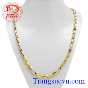 Dây chuyền cá tính vàng 10K đẹp