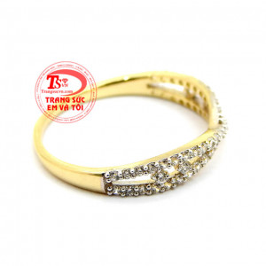 Sản phẩm được bảo hành uy tín trên toàn quốc.Nhẫn nữ vàng 10K Korea đẹp