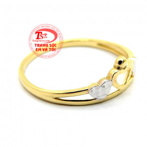 Nhẫn vàng nữ xinh xắn,Nhẫn vàng được nhập khẩu và chế tác của Hàn Quốc