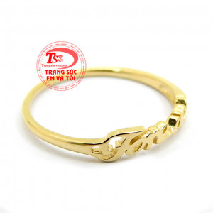 Sản phẩm được bảo hành uy tín trên toàn quốc.Nhẫn vàng nữ forever