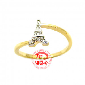 Sản phẩm được bảo hành uy tín trên toàn quốc.Nhẫn vàng nữ sành điệu
