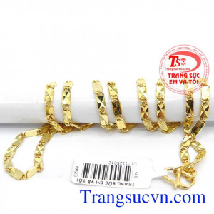 Dây chuyền vàng tây nữ,Dây chuyền nữ bền đẹp. 