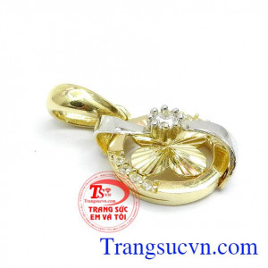 Mặt dây bốn lá thời trang nhập khẩu Hàn Quốc,