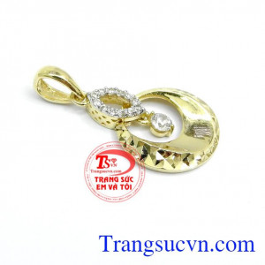 Mặt dây vàng tây nhập khẩu Hàn Quốc đất nước nổi tiếng về chế tác trang sức độc đáo và thời trang,