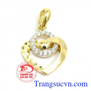 Mặt dây trái tim Hàn Quốc đẹp thời trang,