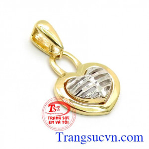 Mặt dây chuyền nữ vàng tây chất lượng cao giao hàng toàn quốc,