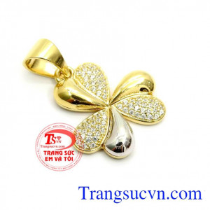 Mặt dây chuyền vàng tây nhập khẩu, Mặt dây vàng tây 10k,