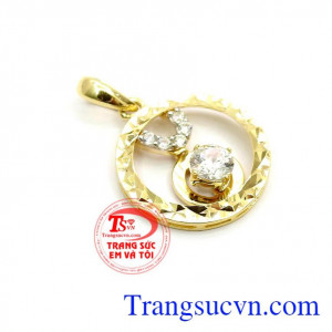 Mặt dây chuyền vàng tây nhập khẩu nguyên chiếc,