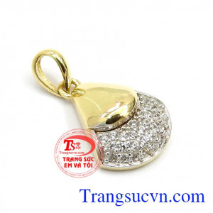 Mặt dây chuyền vàng tây nhập khẩu, Mặt dây chuyền nữ chất lượng cao bảo hành toàn quốc,