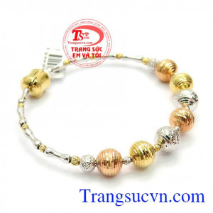 Lắc hạt bi vàng Ytaly chất lượng cao bảo hành một năm trên toàn quốc. 