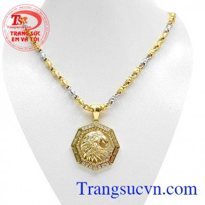 Bộ dây chuyền nam đại bàng cá tính kiểu dáng mạnh mẽ sang trọng được phái mạnh ưa chuộng