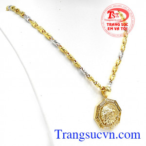 Bộ dây chuyền vàng 10K chất lượng cao bảo hành toàn quốc