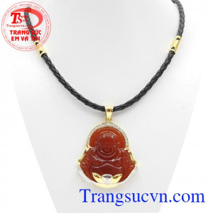 Bộ trang sức nam di lặc nâu đỏ chất lượng đảm bảo, bảo hành toàn quốc