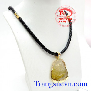 Bộ dây chuyền thạch anh tóc thiên nhiên chất lượng đảm bảo