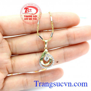 Bộ dây chuyền đá giọt nước nhập khẩu