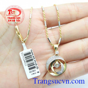 Là món quà tặng tuyệt vời gửi đến người bạn yêu thương,Bộ dây chuyền nữ đính đá phong cách