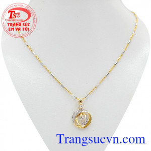 Bộ dây chuyền nữ đính đá phong cách cho bạn nữ,Bộ dây chuyền nữ đính đá phong cách