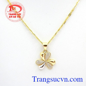Bộ dây chuyền vàng 10k đẹp