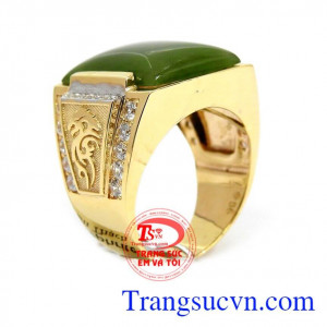 Chiếc Nhẫn vàng 14k phong cách được lấy ý tưởng từ người đàn ông thành đạt và có sự chú tâm đặc biệt tới thời trang. Sản phẩm đảm bảo tính bền đẹp, bảo hành uy tín lên tới 12 tháng