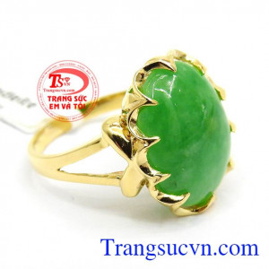 Đá ngọc bích thiên nhiên,màu xanh của lá non tinh khiết